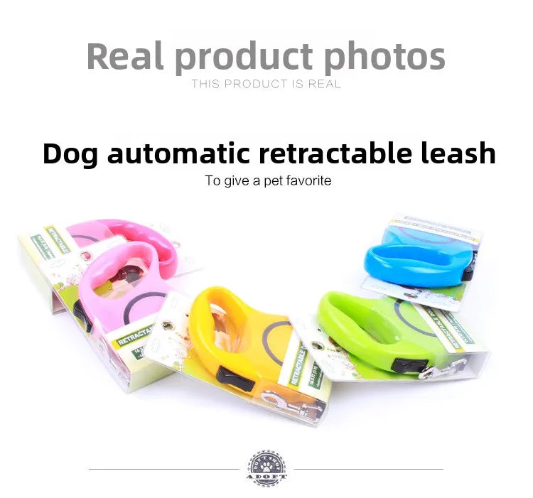 Dog automatic retractable leash with VIP teddy dog chain, dog walking rope, cat rope, cat chain, dog leash luxecrown.co.uk