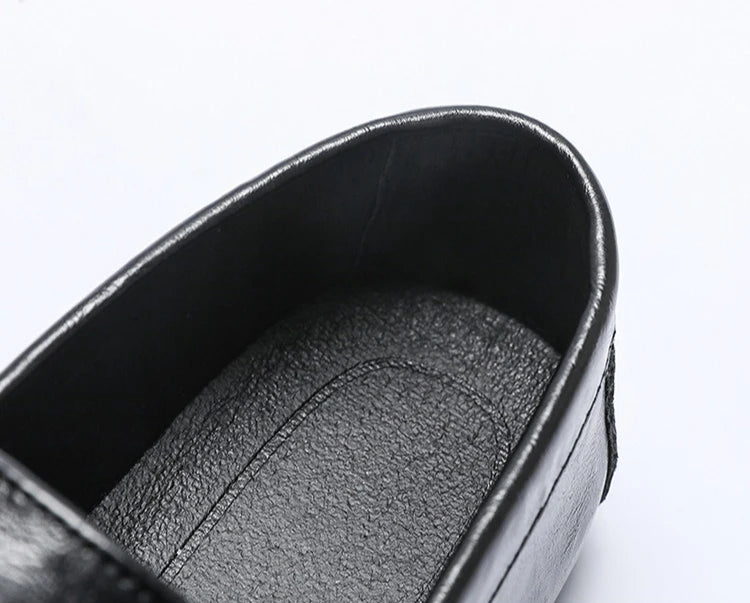 Summer men's loafers soft soled men's leather shoes comfortable driving shoes luxecrown.co.uk