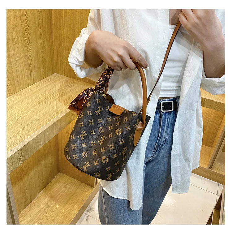 Advanced fashion bag for women 2025 new casual women's bag, large capacity bucket bag, shoulder bag, diagonal cross bag luxecrown.co.uk