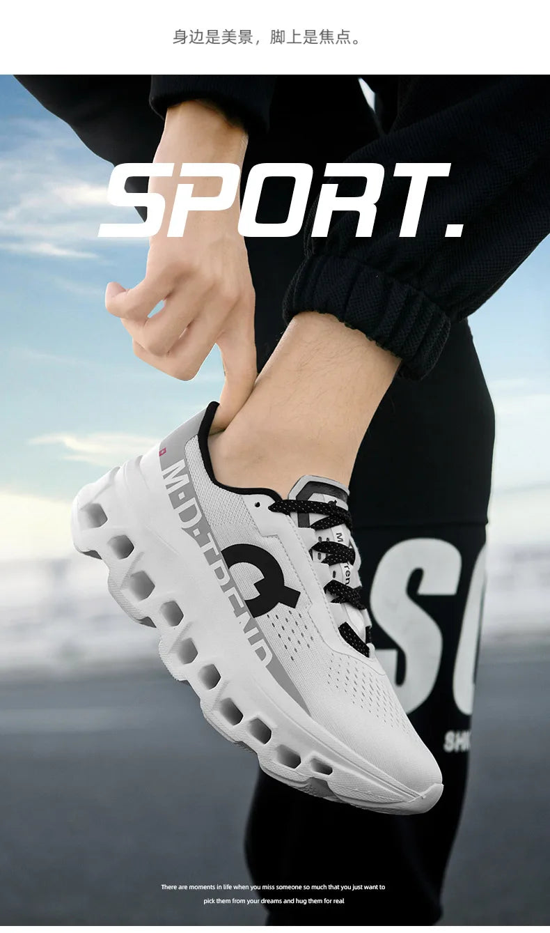 2026 Air Cushion Running Shoes Jogging Marathon Men Sports Breathable Lightweight Women's Comfortable Nonskid Leisure Sneakers luxecrown.co.uk