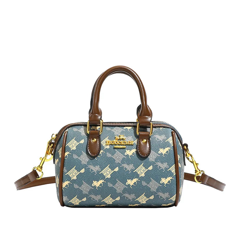 New Fashionable Street Style Pillow Bag Women's Handbag Luxury Sensation Printed PU Leather Ladies' Crossbody Bag for Daily Use luxecrown.co.uk