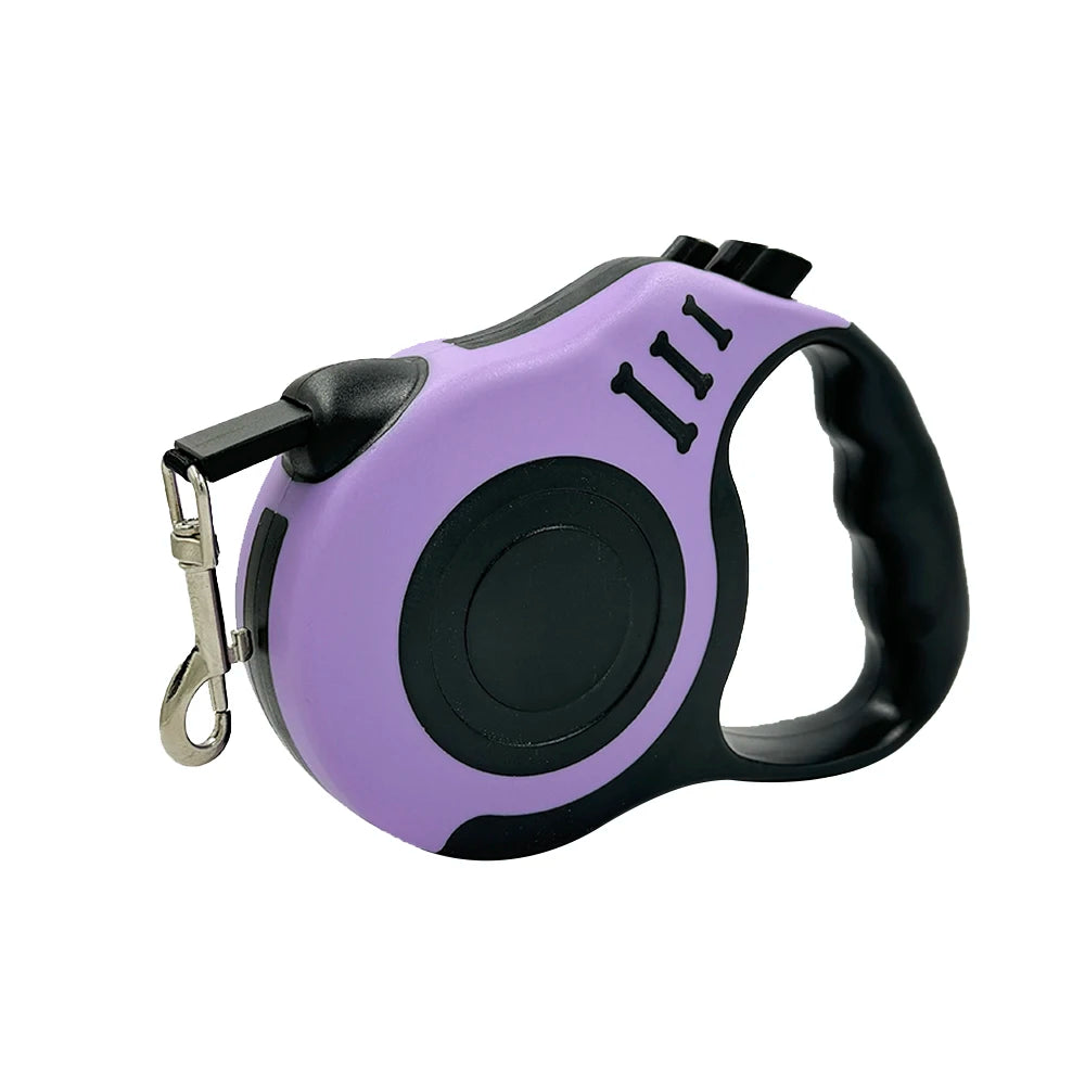 3m 5m Dog Leash for Small Dogs Cat Automatic Retractable Durable Nylon Lead Puppy Outdoor Travel Walking Hiking Traction Rope luxecrown.co.uk