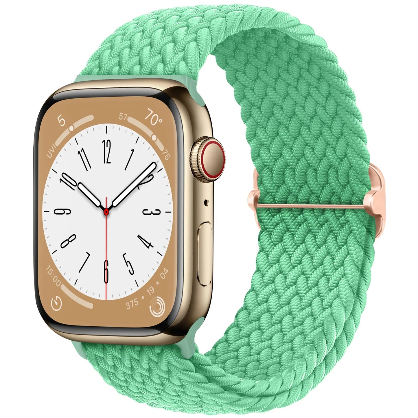 Braided Solo Loop Strap For Apple watch band 44mm 40mm 49mm 45mm 41mm Elastic Nylon bracelet iWatch series 8 3 se 6 7 Ultra 2 9 luxecrown.co.uk