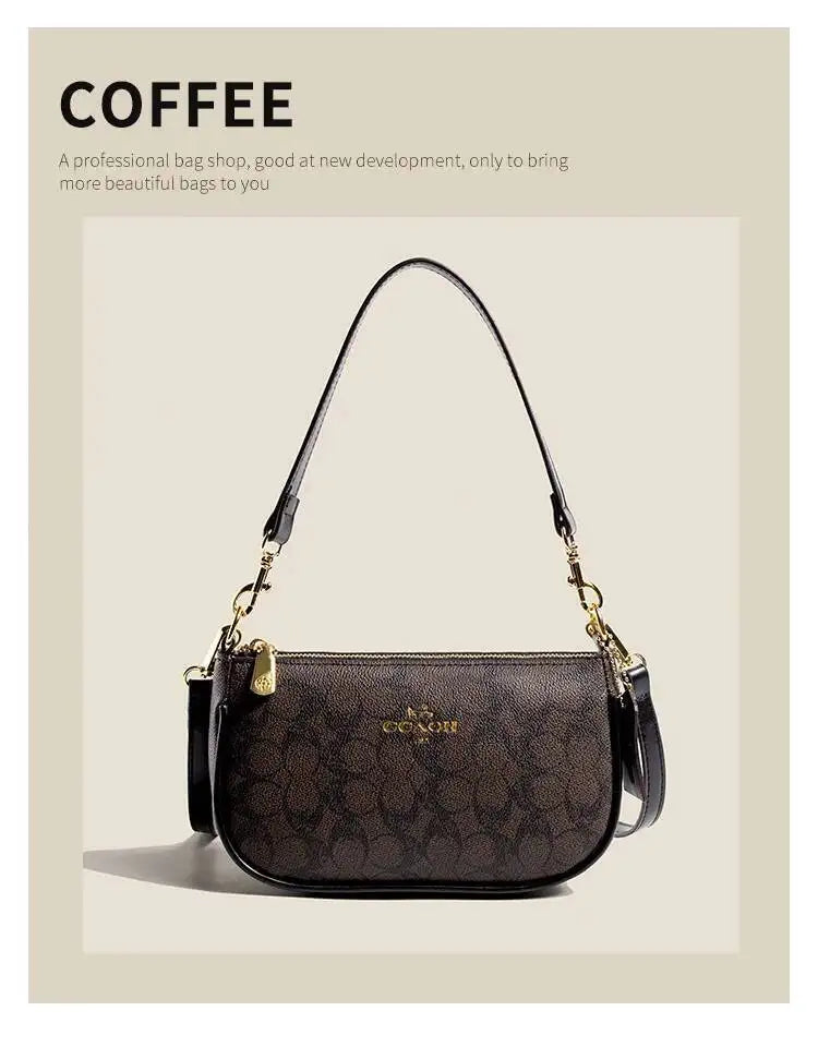 Elegant Women's Underarm Bag Hot Popular Ladies Shoulder Bag PU Leather Luxury Handbag Ladies Bag Designer Crossbody Bag luxecrown.co.uk