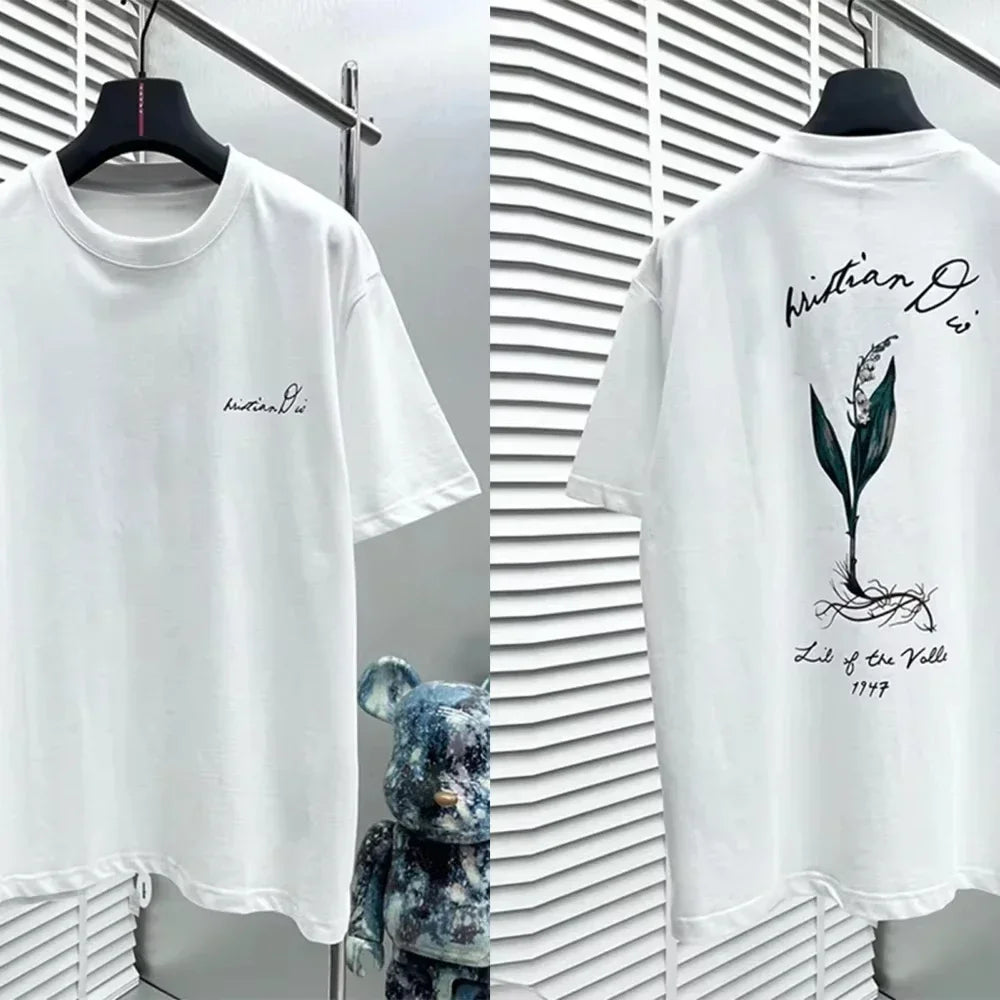 2025 Classic High Quality Men T-shirt Brand Short Sleeve Tshirt Clothing Designer Tee Luxury Women Cotton T Shirt Summer Tops Streetsharks