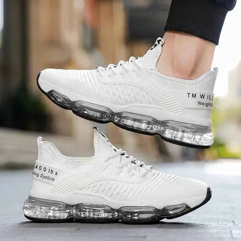 Shock Absorption Running Shoes Breathable Mesh Upgraded Version Summer New Style for Teenagers Sports Sneakers Comfortable Slip-