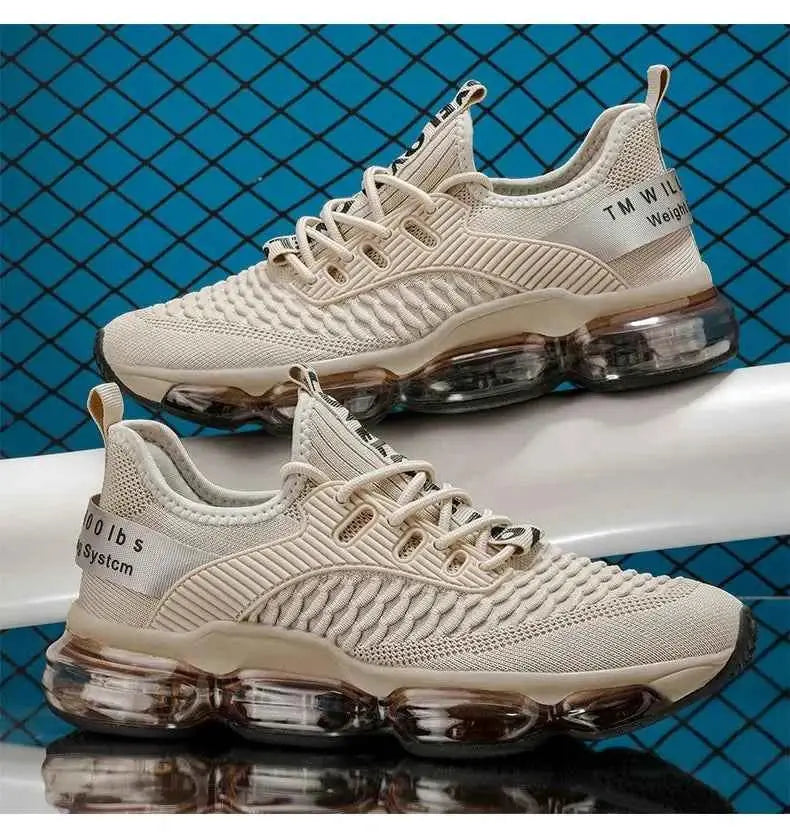 Shock Absorption Running Shoes Breathable Mesh Upgraded Version Summer New Style for Teenagers Sports Sneakers Comfortable Slip-