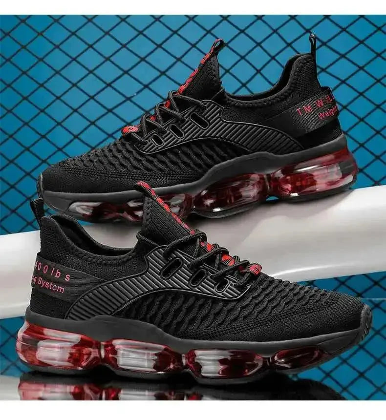 Shock Absorption Running Shoes Breathable Mesh Upgraded Version Summer New Style for Teenagers Sports Sneakers Comfortable Slip-