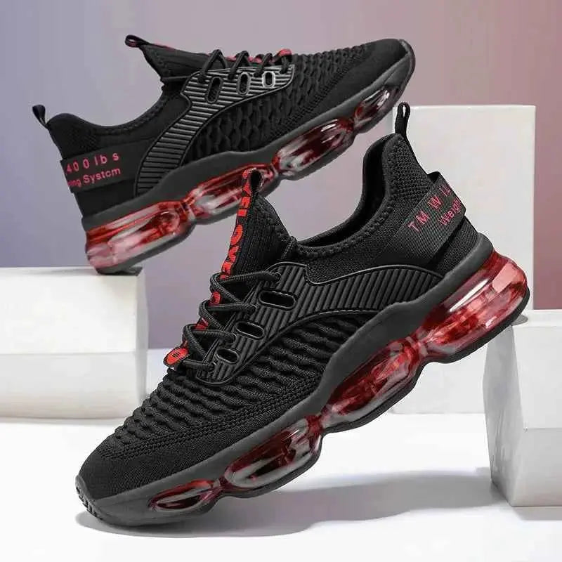 Shock Absorption Running Shoes Breathable Mesh Upgraded Version Summer New Style for Teenagers Sports Sneakers Comfortable Slip-
