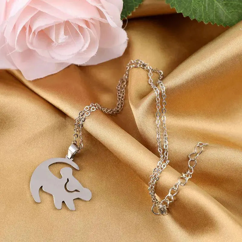 Simple Sweet Color Lion King Pendant Necklace Best Birthday Gift Women Jewelry Streetsharks