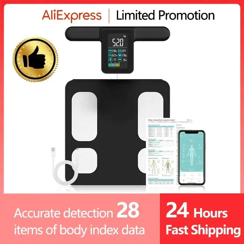 Smart Kitchen Scale Connects to Mobile App for Food Calorie Calculation Fitness Weight Loss Body Management luxecrown.co.uk