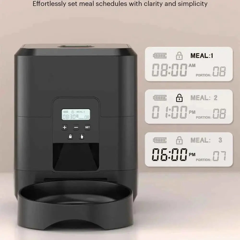 Smart Pet Feeder Automatic Cat Feeder Dog Slow Food Machine With Timed Quantitative Automatic Cat Food Dispenser Cat Dog Bowl