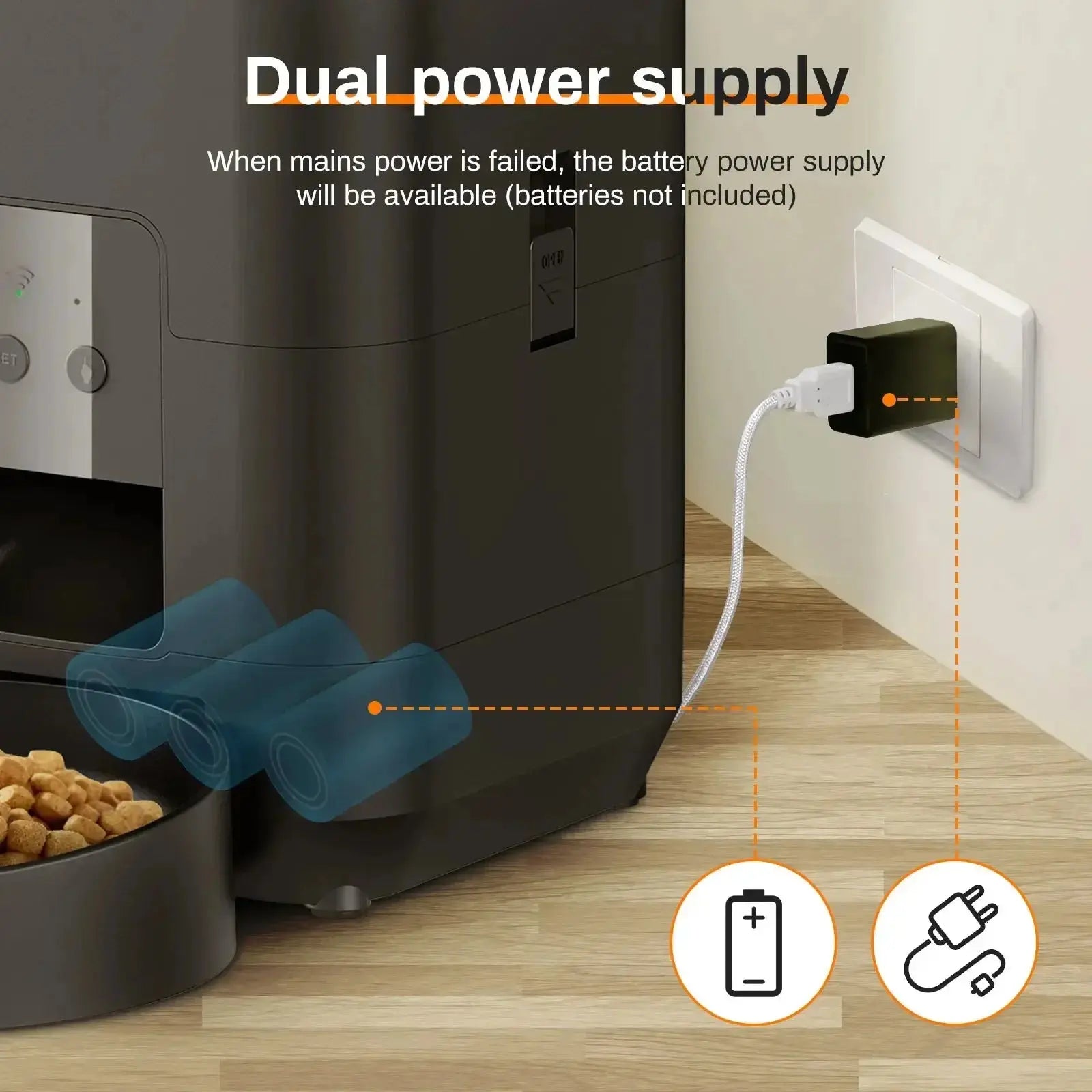 Smart Pet Feeder Automatic Cat Feeder Dog Slow Food Machine With Timed Quantitative Automatic Cat Food Dispenser Cat Dog Bowl luxecrown.co.uk