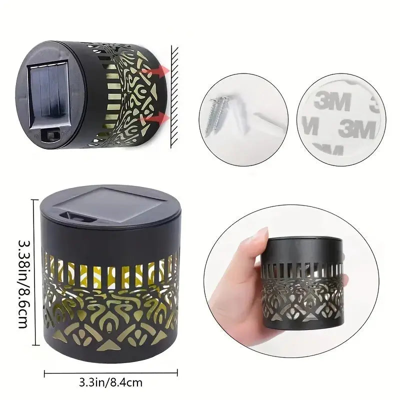 Solar Powered Sunflower Wall Light Outdoor Garden Decorative Sconce Patio Fence Pathway Landscape Night Lighting for Home luxecrown.co.uk