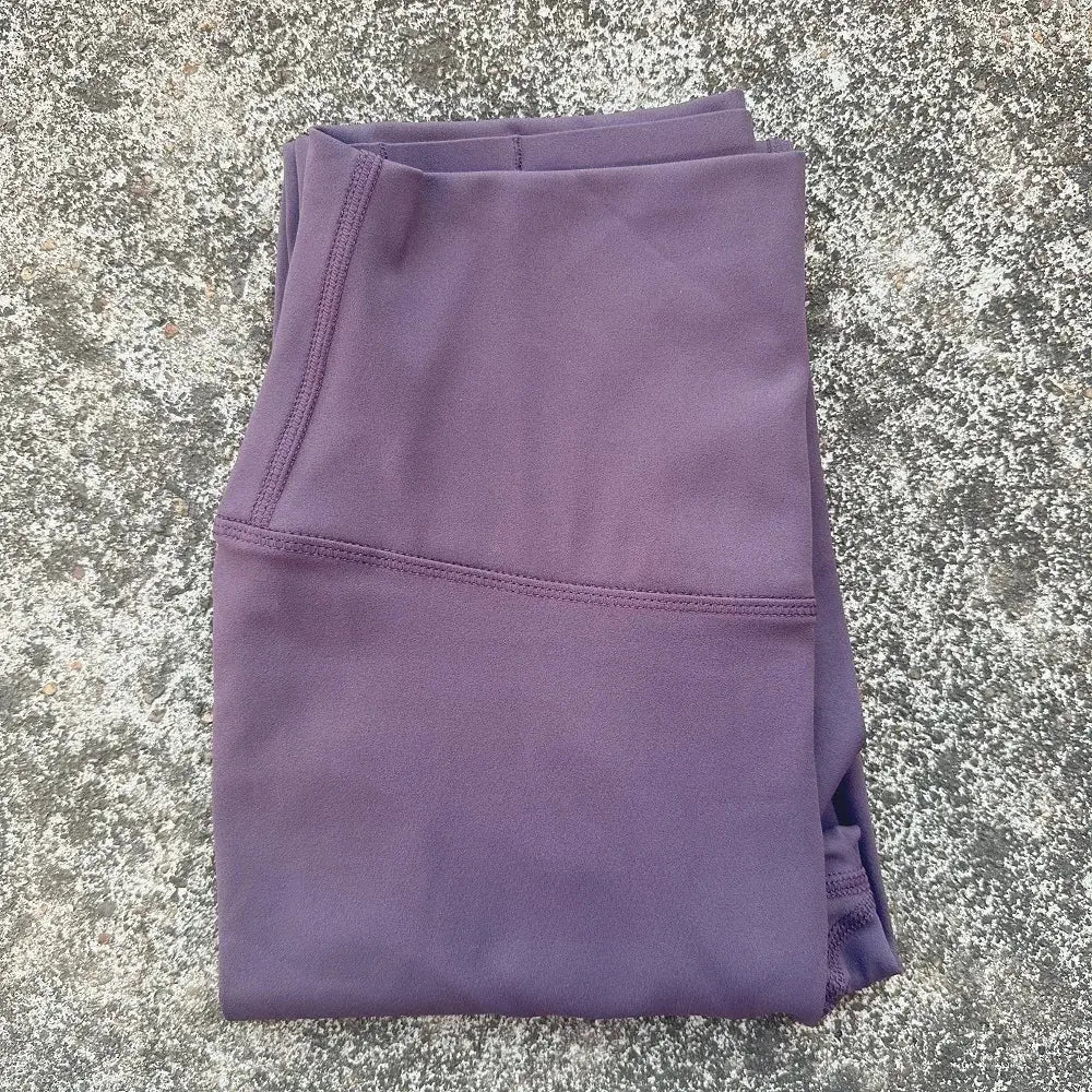 Solid Color Back Waist Pocket High Waist Yoga Legging Women Sport Cropped Pants Butter Athletic Gym Comprehensive Training Jog luxecrown.co.uk