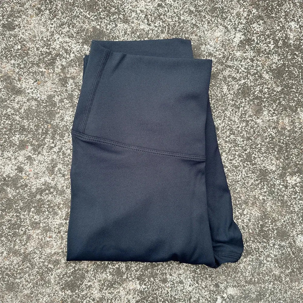 Solid Color Back Waist Pocket High Waist Yoga Legging Women Sport Cropped Pants Butter Athletic Gym Comprehensive Training Jog luxecrown.co.uk