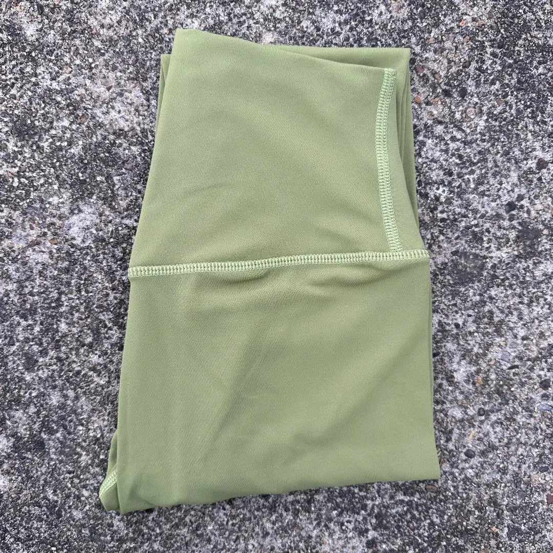 Solid Color Back Waist Pocket High Waist Yoga Legging Women Sport Cropped Pants Butter Athletic Gym Comprehensive Training Jog luxecrown.co.uk