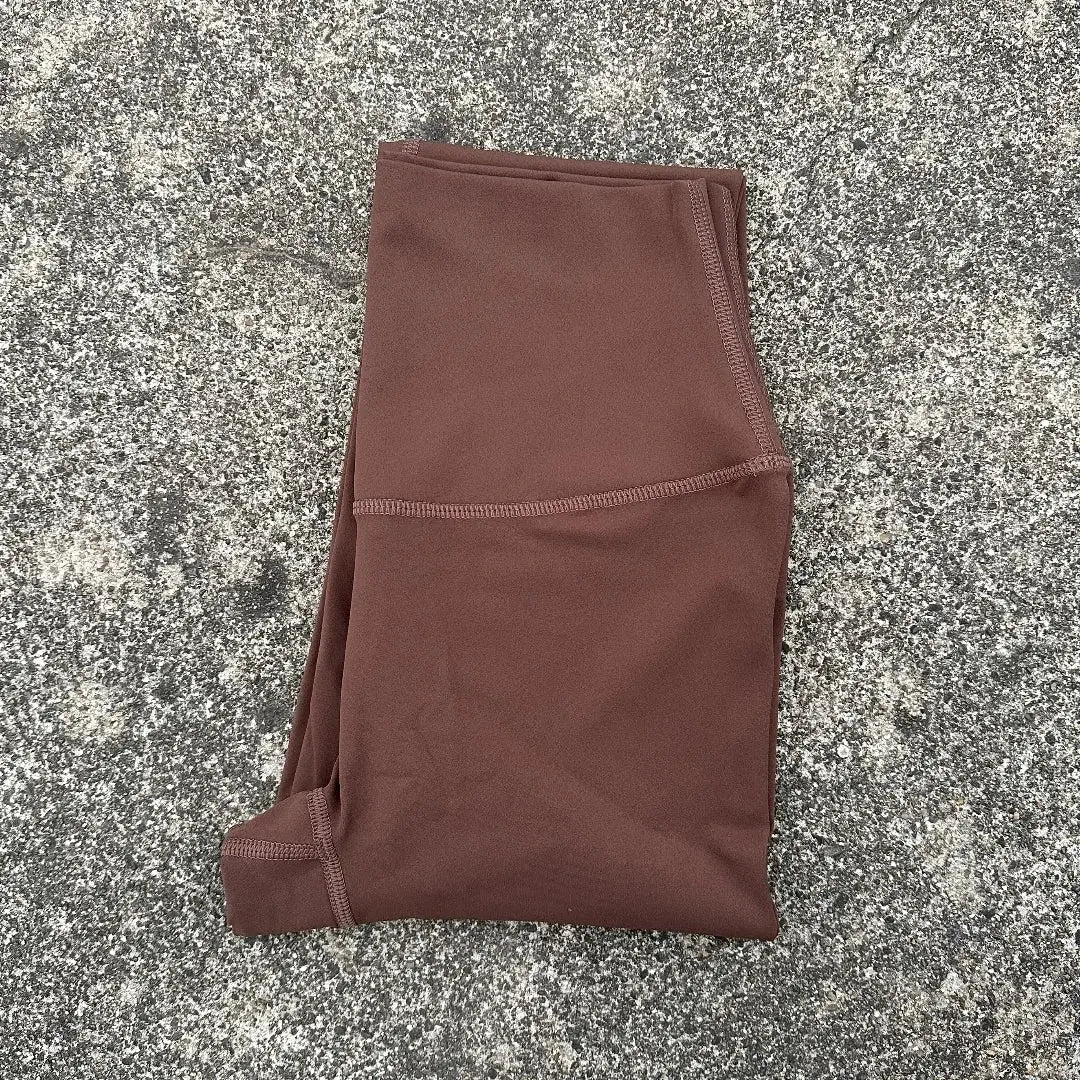 Solid Color Back Waist Pocket High Waist Yoga Legging Women Sport Cropped Pants Butter Athletic Gym Comprehensive Training Jog luxecrown.co.uk