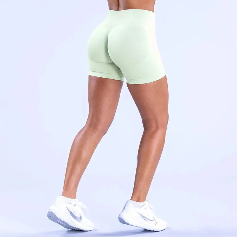 Sports Shorts Women Seamless Yoga Shorts Scrunch Bum Gym Shorts Workout Low Waist Short Leggings Booty Stretch Running Shorts luxecrown.co.uk