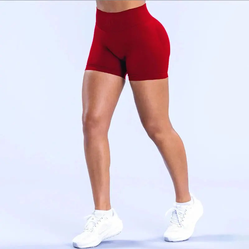 Sports Shorts Women Seamless Yoga Shorts Scrunch Bum Gym Shorts Workout Low Waist Short Leggings Booty Stretch Running Shorts luxecrown.co.uk