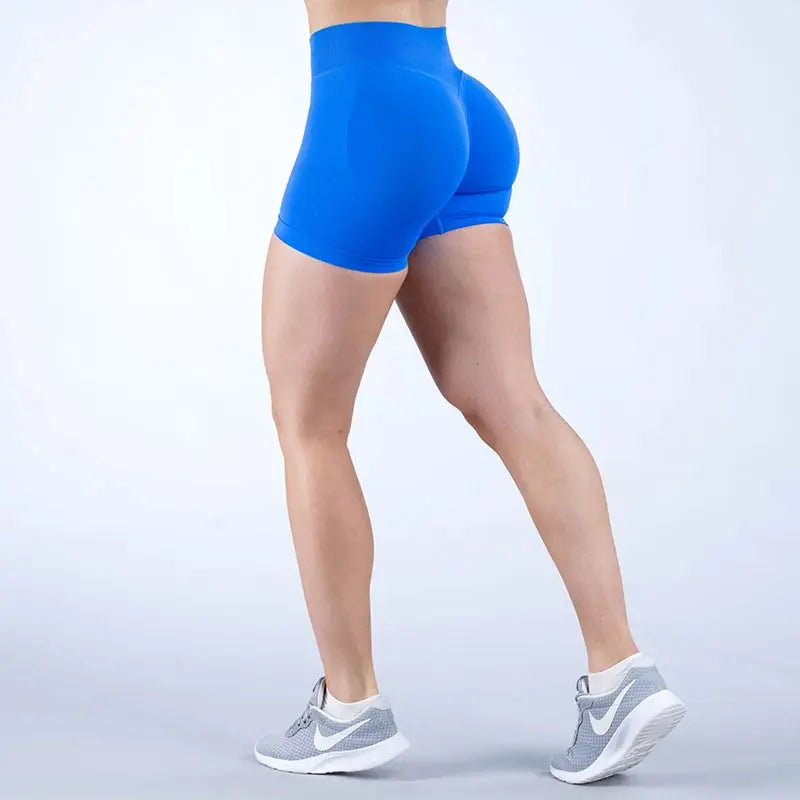 Sports Shorts Women Seamless Yoga Shorts Scrunch Bum Gym Shorts Workout Low Waist Short Leggings Booty Stretch Running Shorts luxecrown.co.uk
