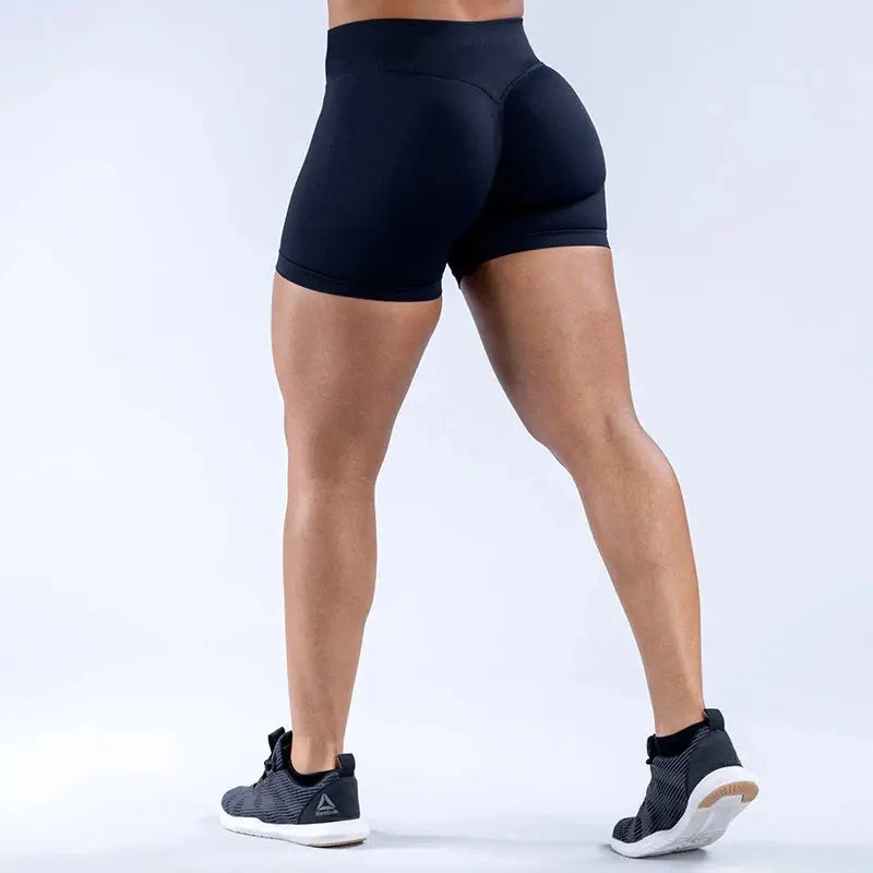 Sports Shorts Women Seamless Yoga Shorts Scrunch Bum Gym Shorts Workout Low Waist Short Leggings Booty Stretch Running Shorts luxecrown.co.uk