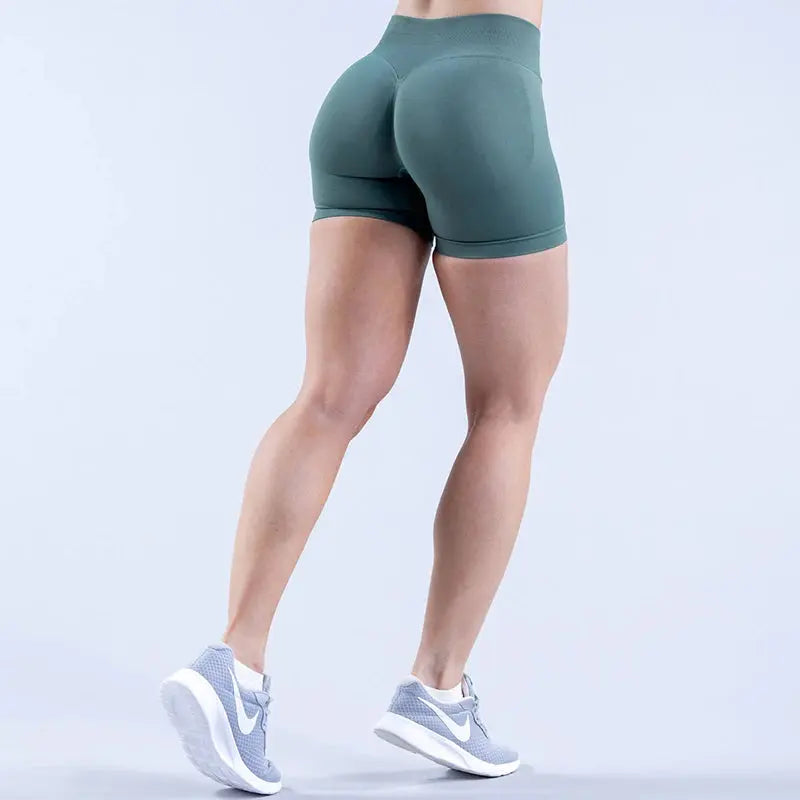 Sports Shorts Women Seamless Yoga Shorts Scrunch Bum Gym Shorts Workout Low Waist Short Leggings Booty Stretch Running Shorts luxecrown.co.uk