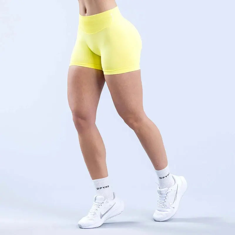 Sports Shorts Women Seamless Yoga Shorts Scrunch Bum Gym Shorts Workout Low Waist Short Leggings Booty Stretch Running Shorts luxecrown.co.uk