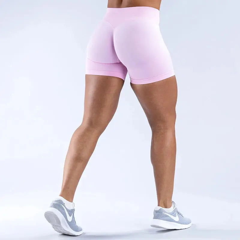 Sports Shorts Women Seamless Yoga Shorts Scrunch Bum Gym Shorts Workout Low Waist Short Leggings Booty Stretch Running Shorts luxecrown.co.uk