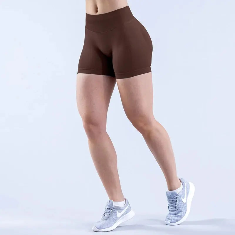 Sports Shorts Women Seamless Yoga Shorts Scrunch Bum Gym Shorts Workout Low Waist Short Leggings Booty Stretch Running Shorts luxecrown.co.uk