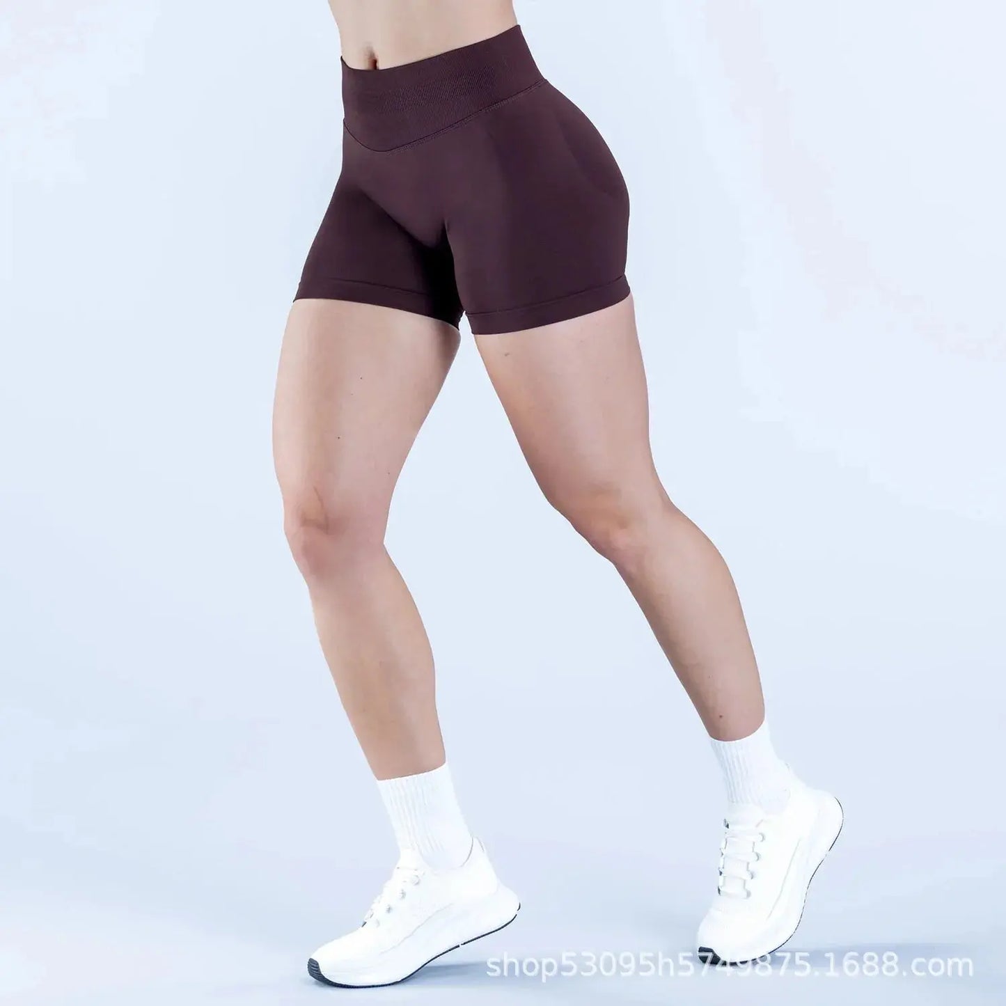 Sports Shorts Women Seamless Yoga Shorts Scrunch Bum Gym Shorts Workout Low Waist Short Leggings Booty Stretch Running Shorts luxecrown.co.uk