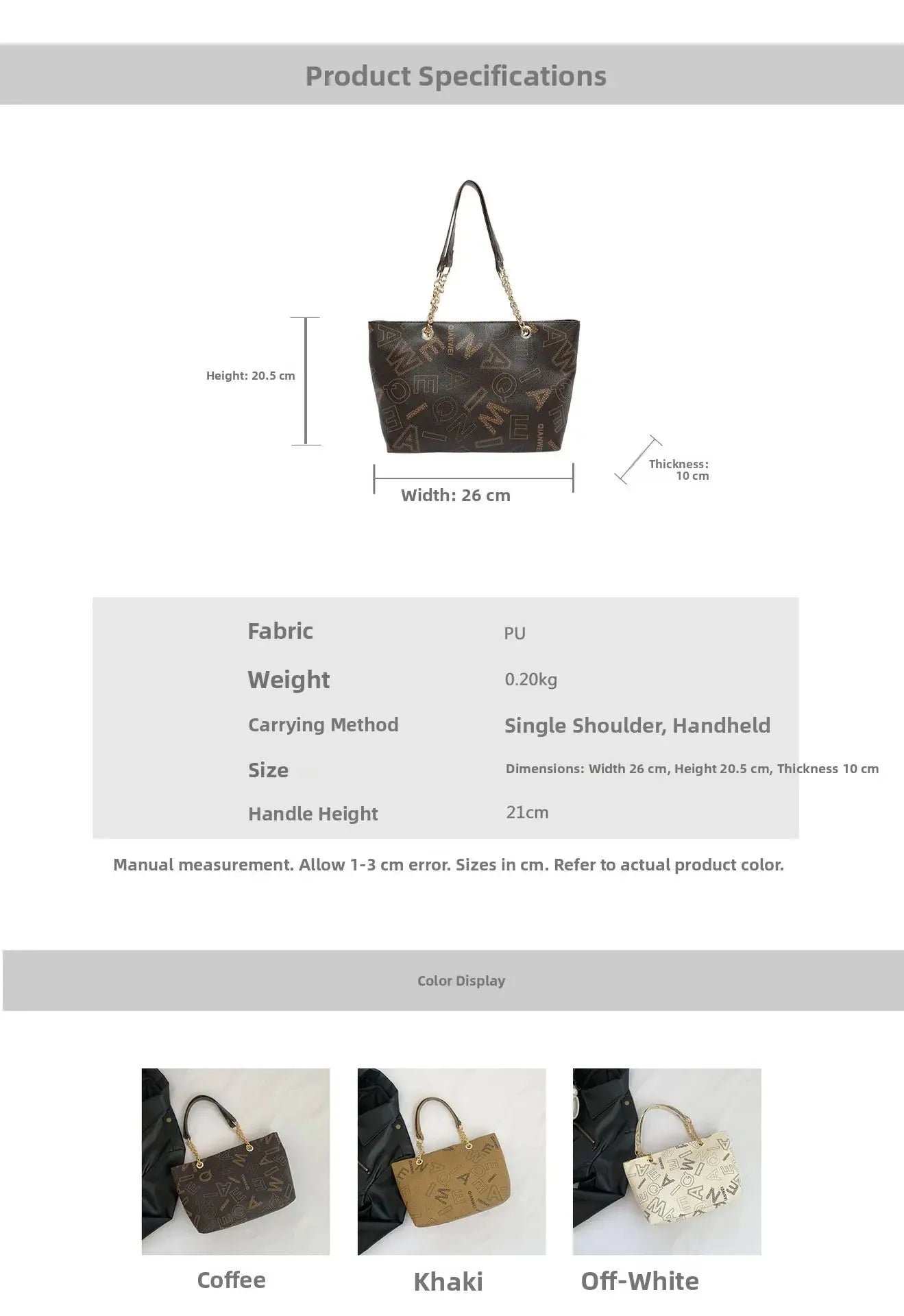 Stylish Commuter Handbag Retro Casual Tote Bag Women's Trend Spring New Large Capacity Street Style PU Material Zipper Opening luxecrown.co.uk