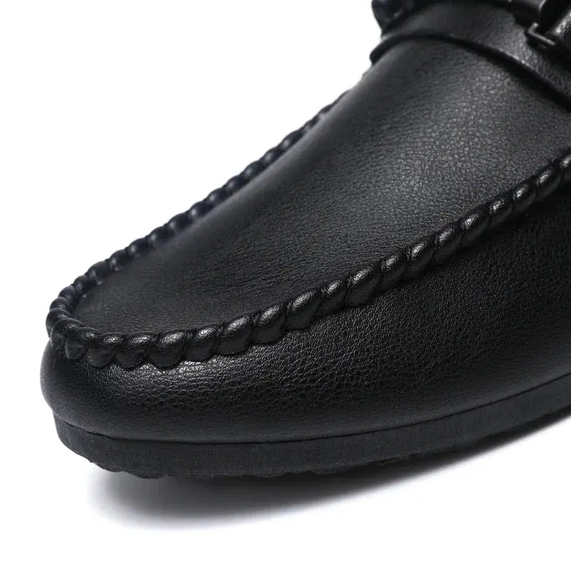 Summer Leather Men Half Slippers Breathable Mens Casual Shoes Slip-on Lazy Driving Shoes Comfortable Walking Loafers Moccasins luxecrown.co.uk