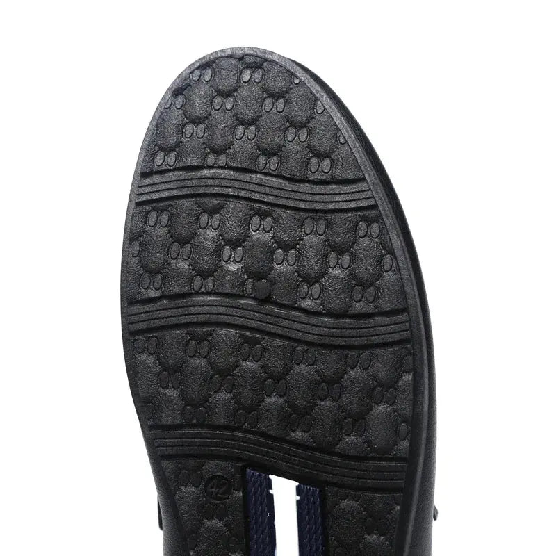 Summer Leather Men Half Slippers Breathable Mens Casual Shoes Slip-on Lazy Driving Shoes Comfortable Walking Loafers Moccasins luxecrown.co.uk