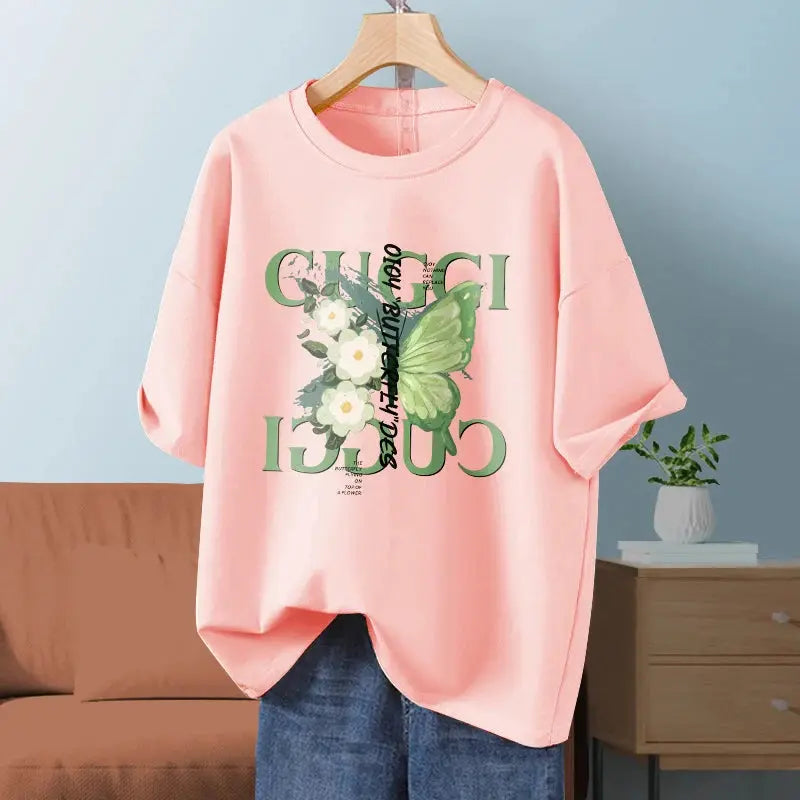 Summer Streetwear Men Women T-shirts Luxury Brand Women T Shirt 100% Cotton Breathable Tees Unisex Oversized Casual Y2K Clothes Streetsharks