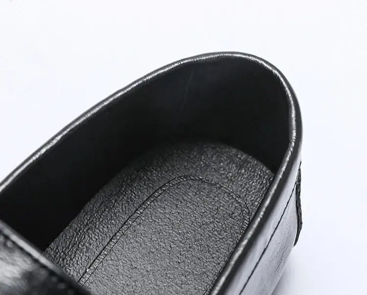 Summer men's loafers soft soled men's leather shoes comfortable driving shoes luxecrown.co.uk