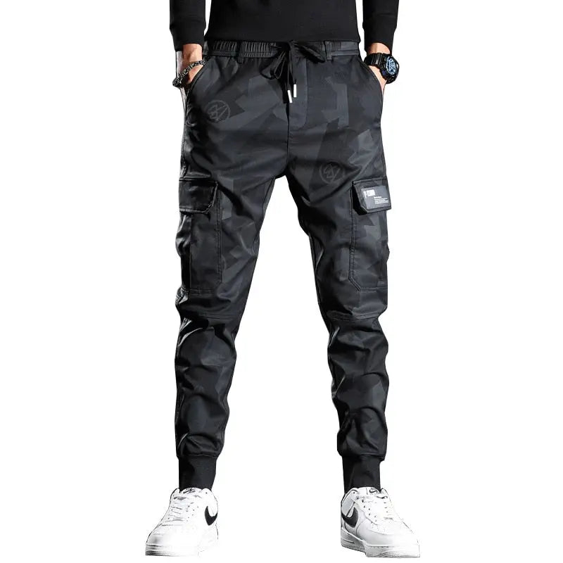 Sweatpants Men Camouflage Elasticity Military Cargo Casual Jogger Trousers Streetsharks