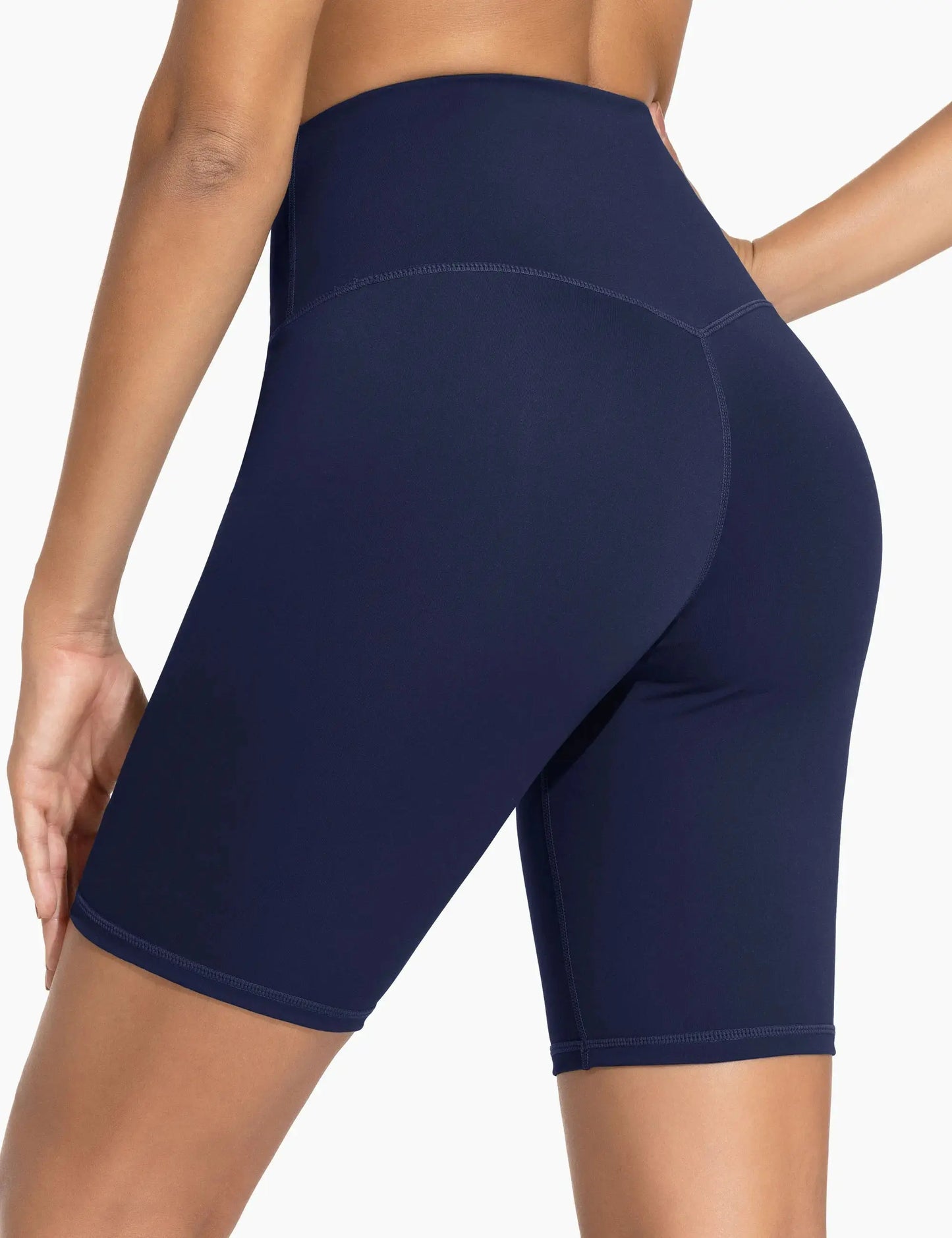 THE GYM PEOPLE High Waist Tummy Control Compression Shorts for Women Yoga Workout Athletic Running Fitness Shorts luxecrown.co.uk