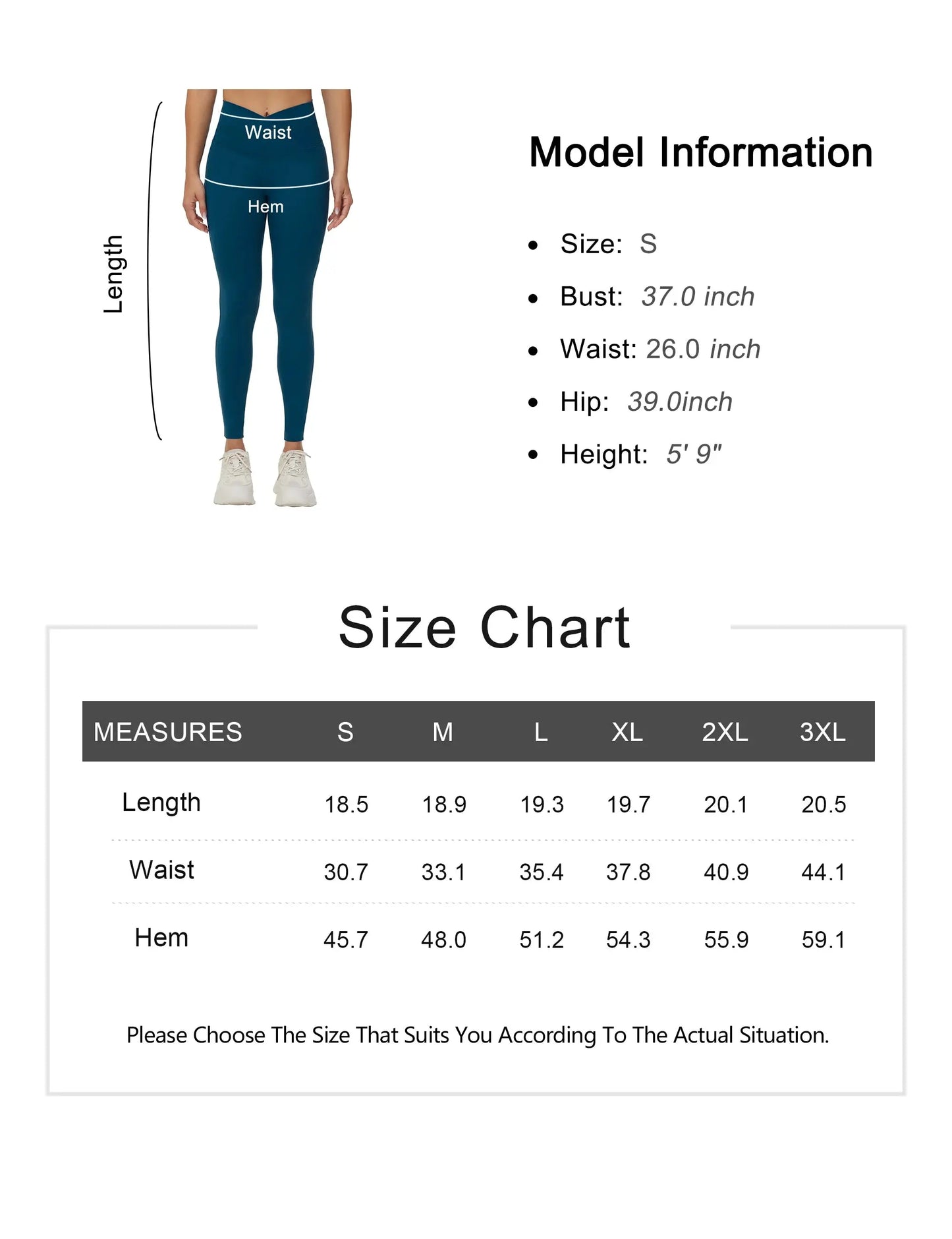 THE GYM PEOPLE Women's Cross Waist Workout Leggings Tummy Control High Waisted Athletic Yoga Pants with Pockets luxecrown.co.uk