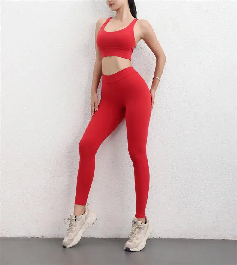 TRY TO BN Back V Scrunch Leggings Women's Gym High Waisted Non See Through Squat Proof Tummy Control Yoga Workout Fitness Tights luxecrown.co.uk