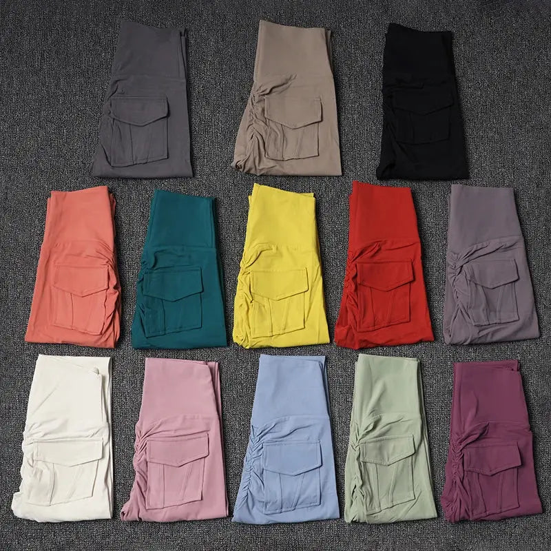 TRY TO BN Yoga Pants Women Gym Scrunch Leggings With Pocket Fitness High Waist Leggings Push Up Running Sports Workout Clothing luxecrown.co.uk