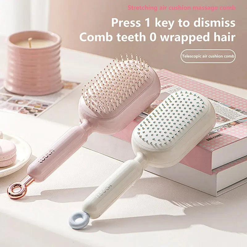 Telescopic Magic Comb Not Stick Hair Brush Portable Fluffy Hairdressing Comb Anti Static Styling Tools Streetsharks