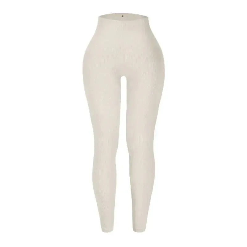 Thread Knited Leggings Women Seamless Slim Tights Gym Trainning Running High Waist Hip Liftting High Elastic Yoga Fitness Pants luxecrown.co.uk