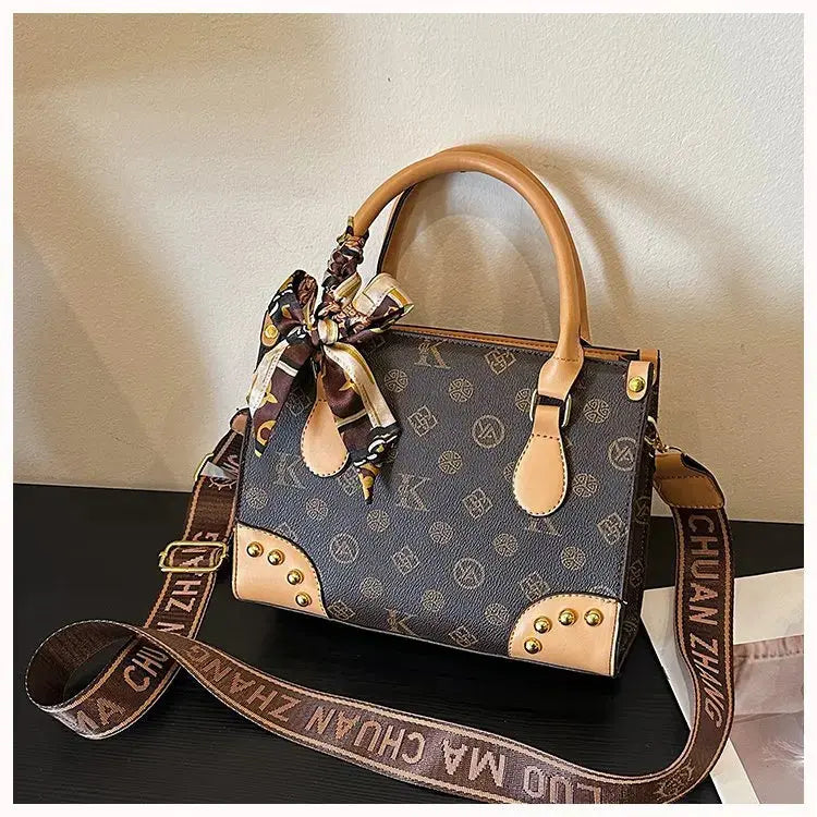 Trendy Designer Square Satchels For Women Textured Original Retro Diaper Bag Crossbody Shoulder Bag Effortlessly Stylish luxecrown.co.uk