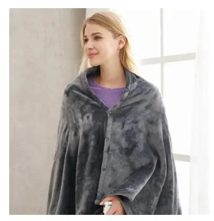 USB Heated Blanket – Portable Electric Heated Throw Shawl Luxecrown