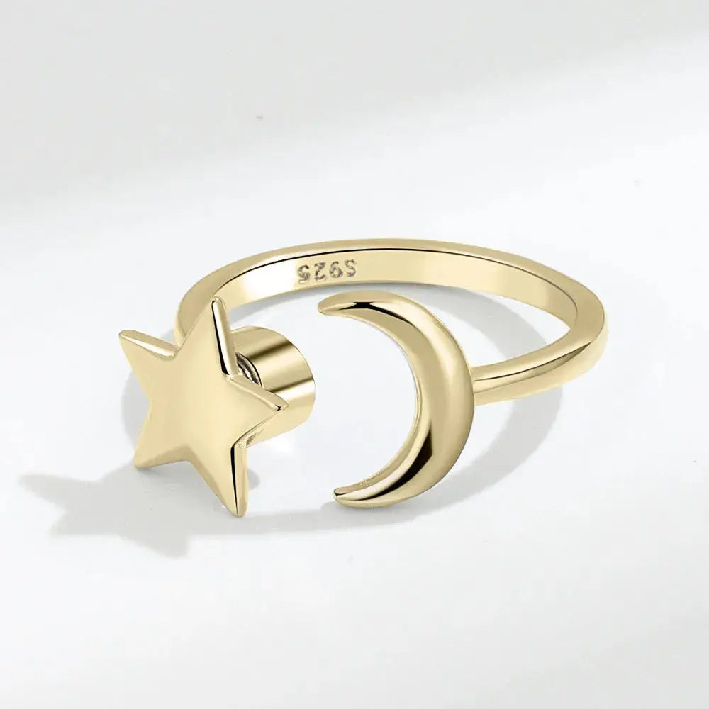 VENTFILLE 925 Sterling Silver Sunflower Diamond Zircon Rotatable Ring For Women Gift Relieve Stress Ring Jewelry Wholesale Streetsharks