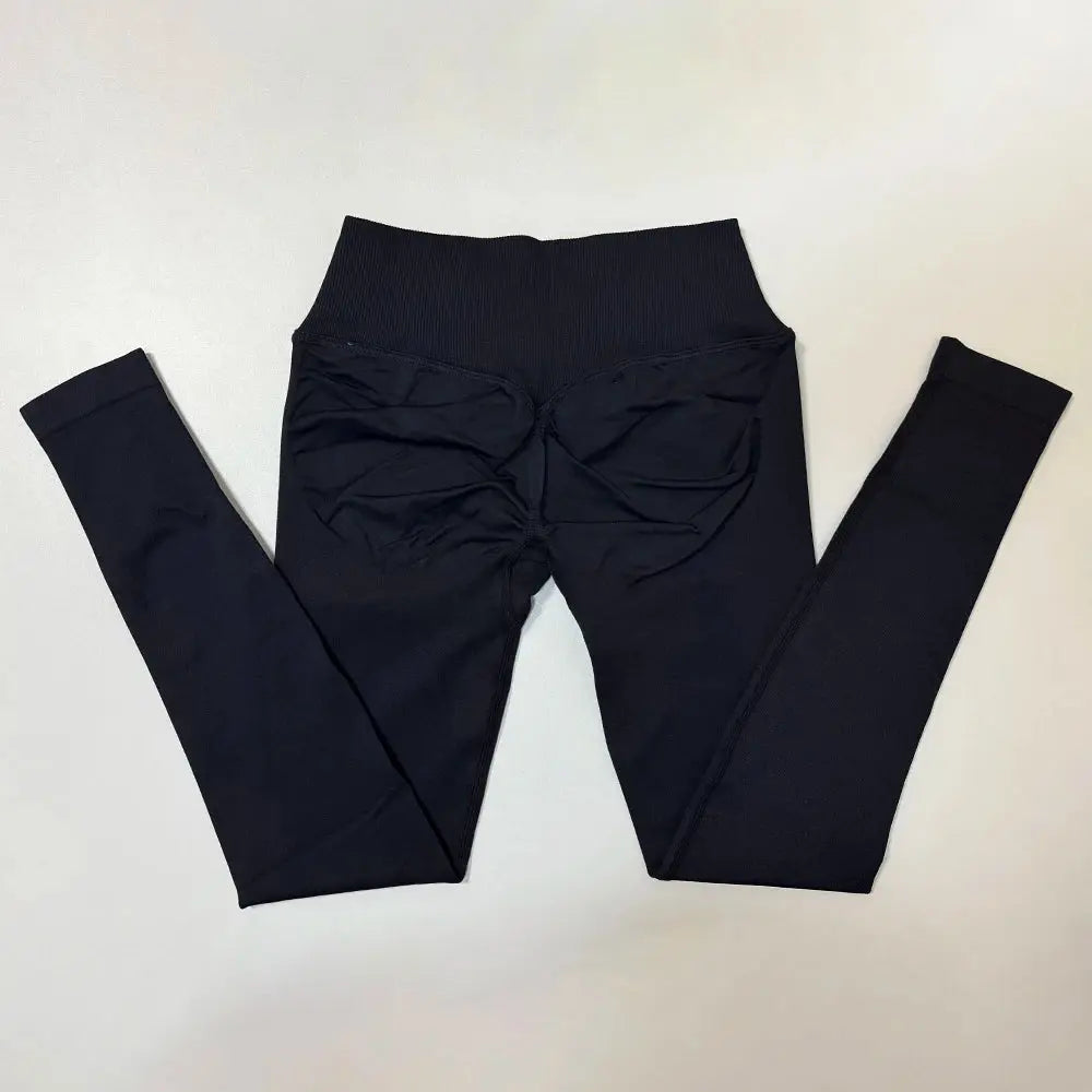 Vision Leggings Women Cross Waist Seamless Yoga Pants Hip Lifting Sport Leggings Fitness Scrunch Butt Gym Pants Workout Leggings luxecrown.co.uk