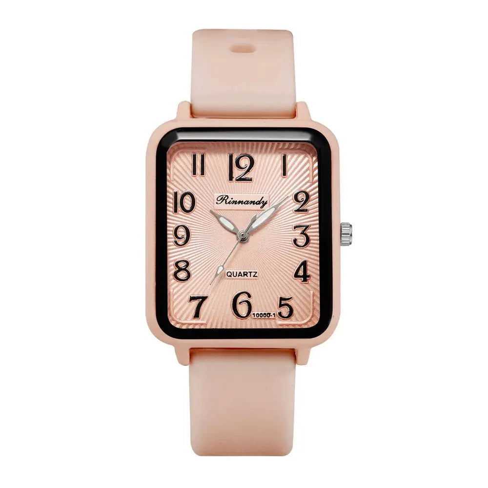 Watches for Women Rectangle Digital Watch Simple Women Quartz Wrist Watch Silicone Strap Lady Clock Relogio Feminino Reloj Mujer Streetsharks
