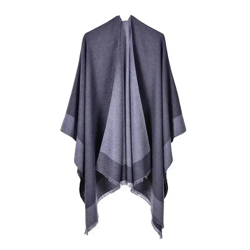 Winter Fashion Poncho Women Capes Scarf Imitation Cashmere Ladies Scarves Warm Shawls Wraps Woman Ponchos Bufanda Mujer Foulard luxecrown.co.uk