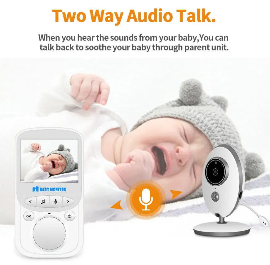 Wireless Baby 2.4G Digital Care Device Baby Cry Wake Up Voice Intercom Room Temperature Monitoring